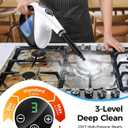 Handheld Steam Cleaner for Home 3s Instant Heat-Up No Need to Wait, Upgrade 2 LB Light Weight Easy Refill Portable Steamer Cleaner for Furniture Couch Grout Walls Kitchenware Cleaning