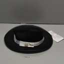 Funny Party Hats Black Fedora Hat - Gangster - Black and White Fedora Hat - Mobster (Fedora Hat)