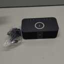 Digital Alarm Clock White Noise, Loud Digital Alarm Clocks Bedrooms, Alarm Clock Speaker Wireless Charger AUX USB Bluetooth Speaker 12/24H Dual Alarm Snooze Adjustable Brightness, Black