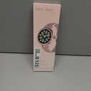 Fitness Watches for Women, Fitness Tracker Gifts for Women Mom Round Smartwatch Compatible with iPhone Android Phones with Heart Rate Monitor Pedometer Sleep Tracker Steps Counter Waterproof Pink