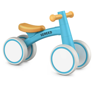 SEREED Baby Balance Bike for 1 Year Old Boys Girls 12-24 Month Toddler Balance Bike, 4 Wheels Toddler First Bike, First Birthday Gifts
