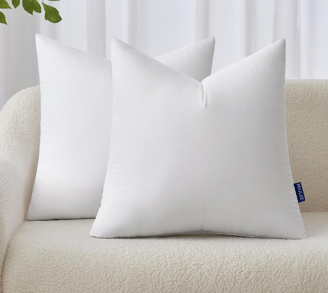 MIULEE 18x18 Inches Pillow Inserts Pack of 2, Decorative Throw Pillow Inserts for Couch
Amazon's Choice