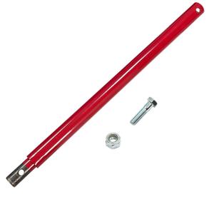 Auger Extension 18" Red Steel Structure Fits All powerheads with a 7/8 Connection
