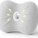 Knee Pillow for Side Sleepers - Leg Pillows for Sleeping - Memory Foam Knee Pillows for Back Hip Pain, Spine Aligning, Sciatica, Surgery Recovery, Pregnancy (Light Grey) (Medium)