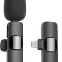 MAYBESTA Bluetooth Mini Microphone for iPhone, iPad - Wireless Lavalier Lapel Mic for Video Recording - Clip on Shirt Phone Microphones for Tiktok YouTube Interview Podcast
