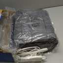 Homemate Heated Weighted Blanket for Adults - 50"x60" 12lbs Electric Throw Fast Heating Heavy Blanket 1/2/4/6/8 Hour Auto Off 10 Heat Levels Over-Heat Protection Comfortable Flannel Sherpa