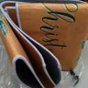 Tinideya Vintage Christmas Area Rug 3x5ft Brown Xmas Trees Indoor Outdoor Rug Merry Christmas Door Mat Nonslip Washable Kitchen Carpet Holiday Decor Foldable Floor Cover for Living Room Bedroom Dining