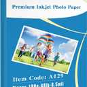 Uinkit 11x17 100 Sheets Photo Paper Glossy Inkjet 48lb Single Side Print Poster Playbill Obituary Papers for Funerals Bulletin Gallery Show Photographic 11 x 17 Copy Printing A3 Value Packed