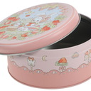 Angoily 3pcs Random Style Easter Tinplate Boxes Round Nesting Box Jewelry Trinket Box Foods Storage Container Tin for Candy Cookies Chocolate Snacks Easter Party Favors