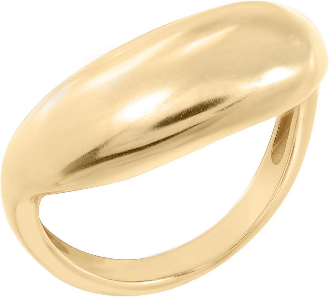 Amazon Essentials Brass Sculptural Ring