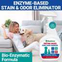 Stain & Strong Odor Eliminator, Enzyme Cleaner, Pet Odor Eliminator for Home - Carpet Stain Remover for Cats & Dog Pee - Urine Destroyer - Carpet Cleaner Spray Clear (Unscented)