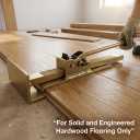 QWORK Flooring Jack Ratcheting Alignment Tool for Hardwood Installation, Edge Tightening & Board Straightening