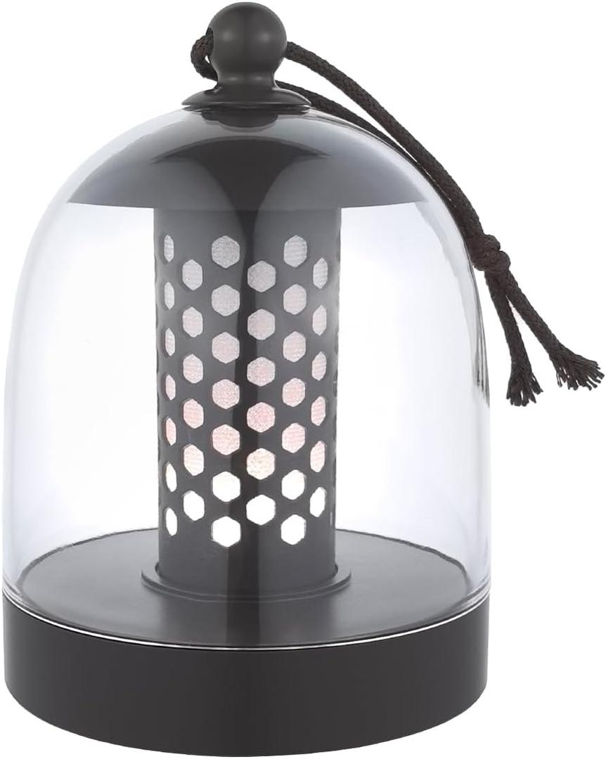 Portable Portable lamp with Rope, 360 Portable, Touch Switch, stepless dimming, Large-Capacity Battery, Rechargeable LED Portable lamp, Suitable for Camping Bedroom Party. (Coffee)