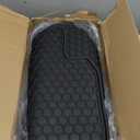 Car Floor Mats Custom Fit for Honda Civic Coupe & Sedan 2006-2011 Black Rubber All Weather Protection Auto Floor Liners Heavy Duty Odorless