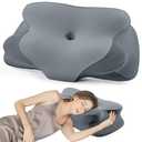 DONAMA Cervical Pillow for Sleeping, Contour Memory Foam Pillow for Neck and Shoulder Support, Ergonomic Neck Pillow for Side Back Stomach Sleepers, Bed Pillows with Cooling Pillowcase