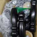 VASAGLE Solid Wood Coat Rack and Stand, Free Standing Hall Coat Tree with 10 Hooks for Hats, Bags, Purses, for Entryway, Hallway, Rubberwood, Ink Black URCR003B01