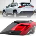 zorik Tail Light Assembly for Toyota RAV4 2019-2021 Left Driver Side | Replacement for OEM 81560-0R090, Direct Fit Installation, Without Bulb Included