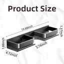 Over The Sink Bathroom Shelf Organizer, No-Drill Countertop Caddy for Toiletries & Skincare, Rust-Proof Carbon Steel & Aluminum, Fits Most Faucets (Cream, 19.68inch)