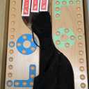 Jokers and Marbles Board GamePegs and Jokers Game for 2-8 PlayerWood Board Game with 8 Game Boards 4 Decks of Cards 48 MarblesHolidays and Casual Social Gatherings