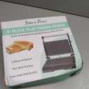 Baker's Friend Mini Panini Press Electric Griddle, Sandwichera Electrical for Pancakes & Eggs, 2 Slices of Panini Grill Press Sandwich Maker Press, Stainless Steel, Non Stick Surfaces, Oil Tray