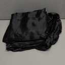 BEDELITE Satin Sheets Full Size Bed Set, Luxury Soft Black Silky Sheets for Hair and Skin, Similar to Silk Bed Sheets Set 4 Pieces with 1 Deep Pocket Fitted Sheet, 1 Flat Sheet, and 2 Pillowcases