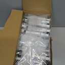 100 Pack 10ml Syringes with Cap, Luer Slip Tip, 10cc syringe Whole Pack Bulk Sterile Sealed, No Needle