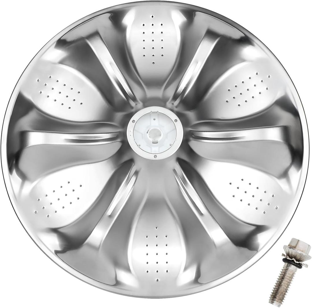 AGZ72909711 Agitator Plate without Washer Pulsator Cap Compatible with lg Washer AGZ72909702 Washplate Pulsator Assembly lg washer parts Replaces: AP6800730, 4873462, AGZ72909703, PS12588963