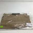 Goodthreads Women's Cotton Shaker Stitch Deep V-Neck Sweater, Camel Heather, Medium