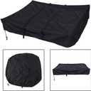Roof Top Tent Cover RV Travel Trailer Cover 420D Oxford Cloth Cover Protection Storage Bag Roof Top Tents Camper Cover for Car Camping Black 143X120x28cm