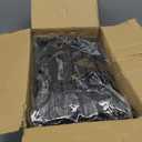 GUANJUNE Clothes Pants Hangers, Space-Saving Skirt Holders with 360 ° Swivel Hooks, Adjustable Clips, Trouser Hangers, Clothes Coat Garment Jeans Hangers (30 Pack, Black)