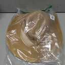 Lanzom Women Wide Brim Straw Panama Roll up Hat Fedora Beach Sun Hat UPF50+