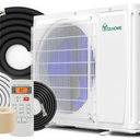 YITAHOME 12000 BTU Mini Split Air Conditioner Heat Pump System, Wifi Enabled 20 SEER2 115V Inverter Ductless AC Cool Up to 750 Sq. Ft, Compatible with Alexa, Complete Installation Kit, White