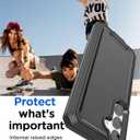 2 x AICase for Samsung Galaxy S25/S24 Case with Glass Screen Protector,Heavy Duty Drop Protection Full Body Rugged Shockproof Military Protective Tough Durable Cover for Galaxy S25/S24 6.1" 5G 2025_1