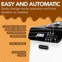 Whynter Ice Cream Maker Machine Automatic 1.28 Qt Upright with Built-in Compressor, LCD Digital Display & Timer, No Pre-Freezing, ICM-128WS, White