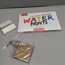 Mini Paint Palette Travel Kit, Mini Watercolor Set, Mini Watercolor Paint Sets, Travel Watercolor Palette Set, Pocket Artist Watercolors Travel Sets, Wooden Grid Paint Box (15 Grids)