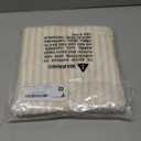 Homaxy 12 Pack Kitchen Dish Cloths, Ultra Soft and Absorbent Dish Towels, Reusable Fast Drying Microfiber Cleaning Cloth, Coral Velvet Wave Design No-lint, 10 x 10 inches, Beige