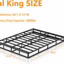 DORITRON Cal King Box Spring 7 Inch, 3000lbs Heavy Duty Box Spring California King Bed Base Metal Mattress Foundation, Easy Assembly, Noise Free