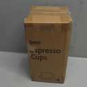 Sweese 2.5 Ounce Espresso Cups Set of 4, Porcelain Stackable Coffee Cups with Saucers and Metal Stand, Multicolor