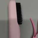 2025 New Upgraded Cordless Hair Straightener Brush 300 Million Negative Ionic Portable Hair Straightener Comb for Women with 4 Temps Fast Heating MCH Ceramic Coating Smooth Frizz - Free Hair