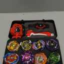 Bey Battling Top Burst Gyro Toy Set 12 Spinning Tops 4 Launchers Combat Battling Game with Portable Storage Box Gift for Kids Children Boys