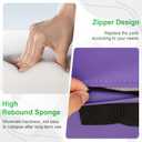 BestMassage Gymnastics Mat Incline Mat Tumbling Mat Folding Gymnastic Tumbling Mat Indoor/Outdoor Exercise Mat Home Gym Yoga Mat with Handle