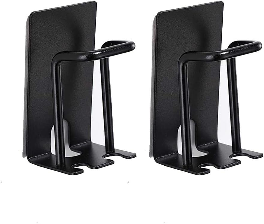 Leadigol 2 Pack Mini Self Adhesive Wall Mount Toothbrush Holder,Detachable Storage Rack Bath Space Saving Stand Brush Cup Holder Bathroom Accessories
