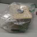 Seagrass Square Tissue Box Cover Woven Napkin Holder Decorative for Bathroom Farmhouse (Whitewash, 5.5 x 5.5 x 5.5 Inch)