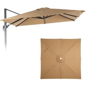 COWVIE Umbrella Canopy Replacement for 8 Ribs Patio Umbrella, Outdoor Table Parasol Replacement for Yard, Canopy Only