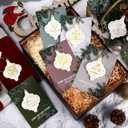 Sieral Christmas Christian Scented Gift Bulk Inspirational Flat Lantern Sign Fragrance Hanging Ornament Religious Bible Verse Christmas Tree Favor with Greeting Card Ribbon for Church Mom Dad