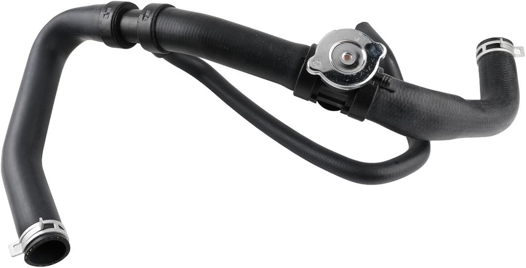 MOTOALL Molded Upper Radiator Coolant Hose with Cap Assembly for Dodge Caliber 2007-2010, Jeep Patriot Compass 2007-2017