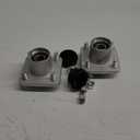10L0L Golf Cart Wheel Hub Assembly for EZGO RXV 2008-up Gas & Electric, with Bearing & Cap, OEM# 609603 19862G1 602340 602341 12091G2, Set of 2