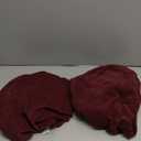 Waterproof RV Dinette Cushion Covers - Stretch Fabric Camper Seat Slipcover Replacement, Washable RV Couch Cover Designed for Camper Car Bench (Sofa 1 Bench Cover, Burgundy)