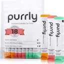Purrly Lickable Wet Cat Treats Healthy Grain-Free Chicken Variety Pack (18 Count) Squeezable Creamy Pure with Human-Grade Protein Functional Nutrients Non-GMO No-Artificial-Additives Low-Phosphorus