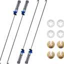 W10440786 Washer Suspension Rod Kit Compatible With Whirlpool Maytag Washer Models - Replaces W10440786 W10368626 W10440786 - Fits For 7MMVWB950AG0, MVWB750YW0, MVWB850YG0 - Suspension Rod Kit
